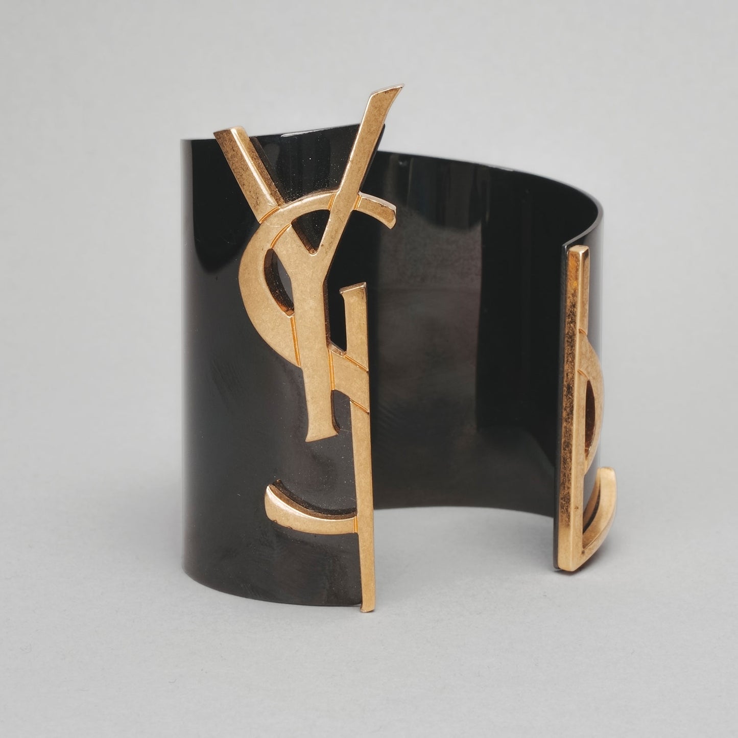 Bracelet YVES SAINT LAURENT noir / doré