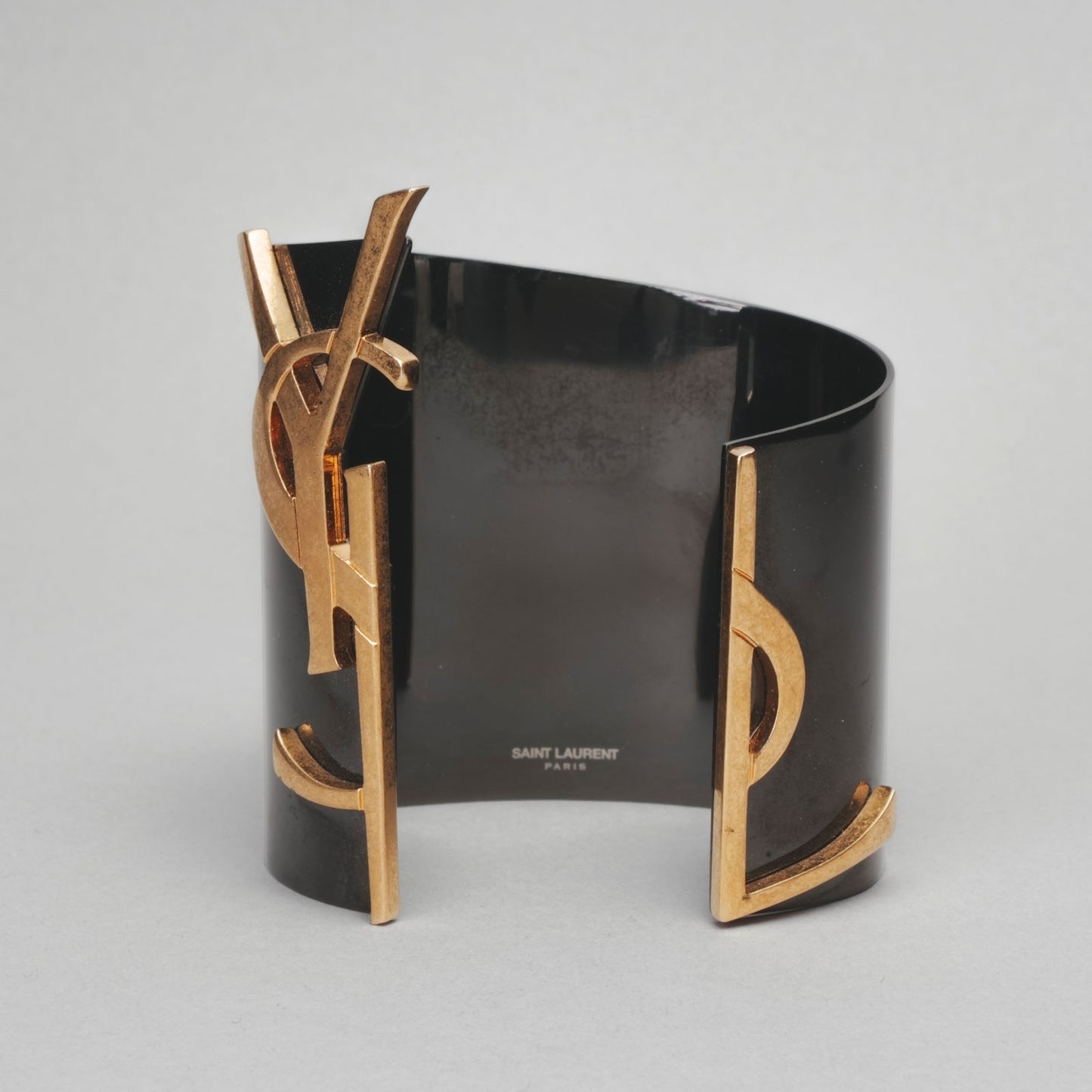 Bracelet YVES SAINT LAURENT noir / doré