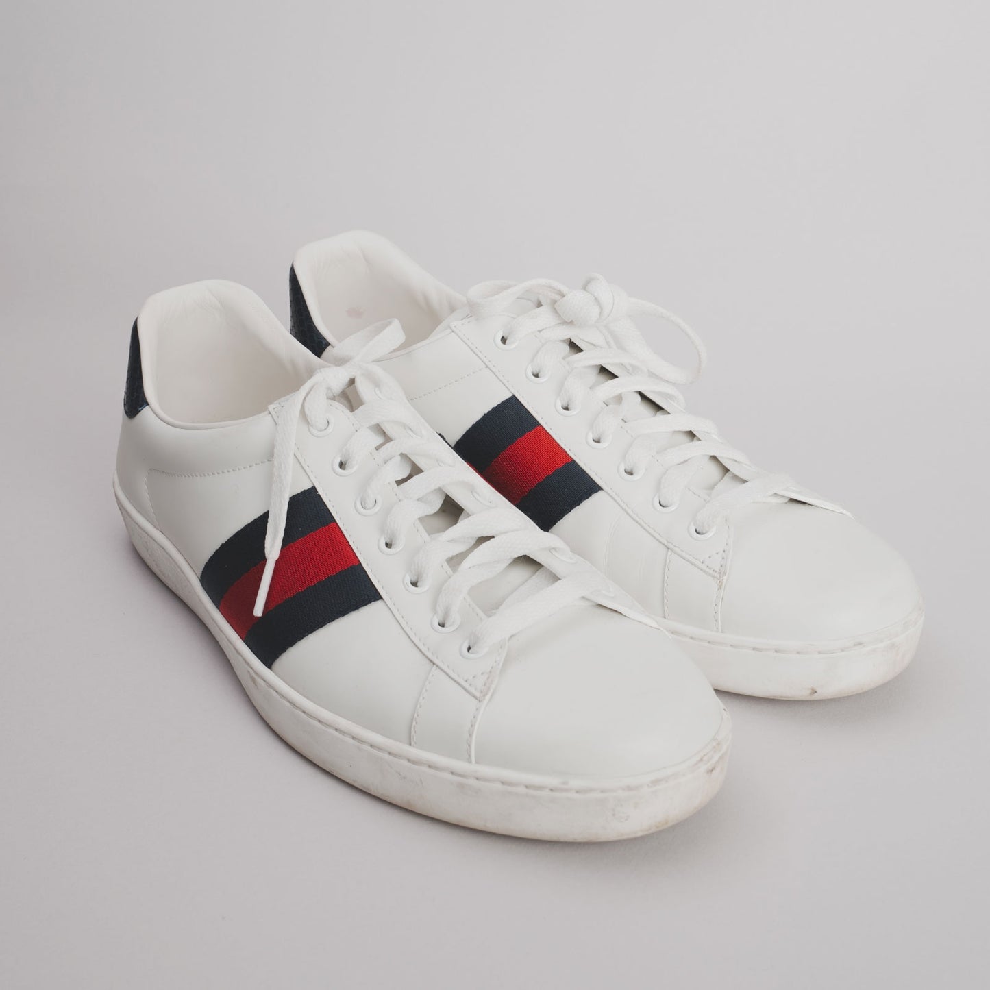 Baskets GUCCI 44 blanc / bleu