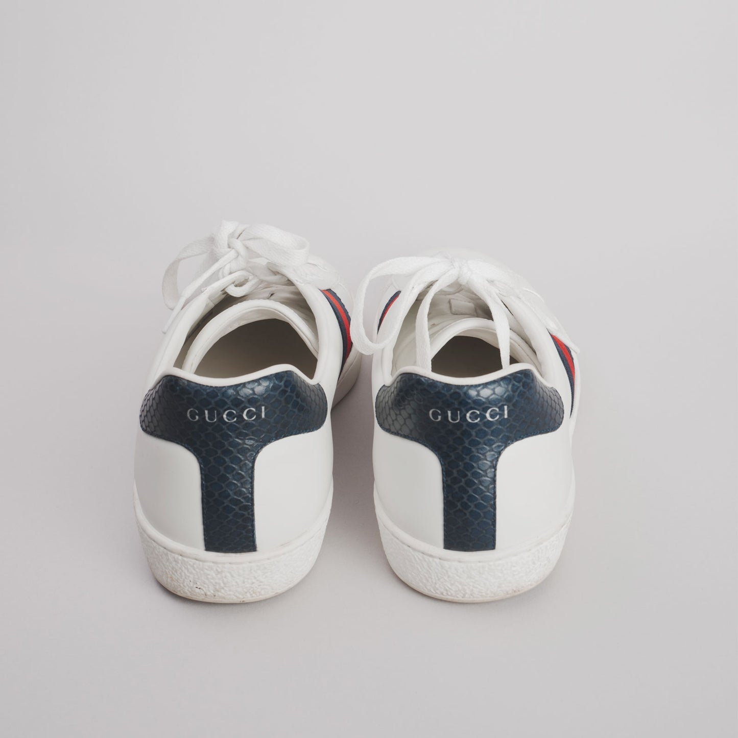 Baskets GUCCI 44 blanc / bleu