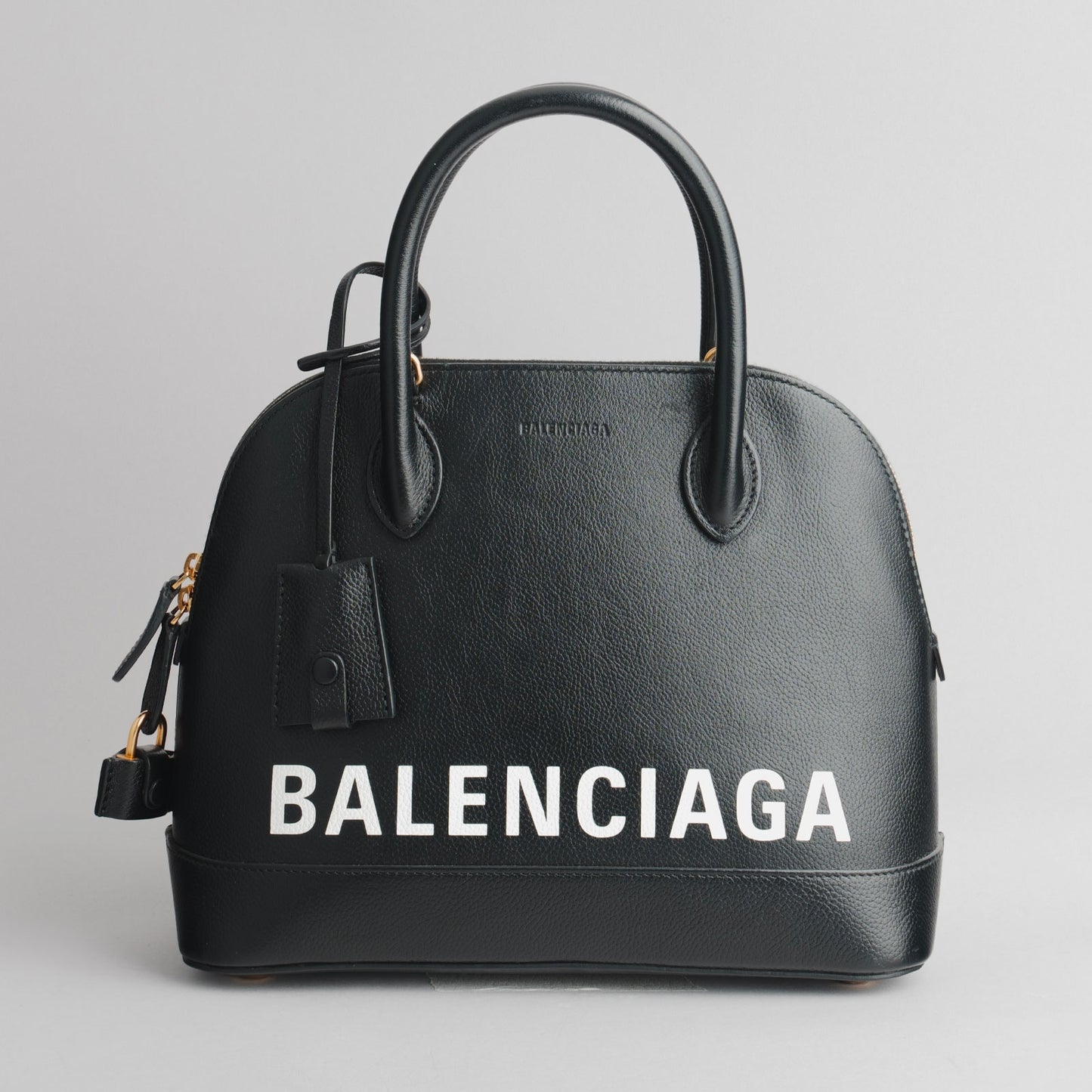 BALENCIAGA — Sac Bolide en cuir noir
