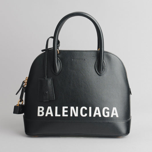 BALENCIAGA — Sac Bolide en cuir noir