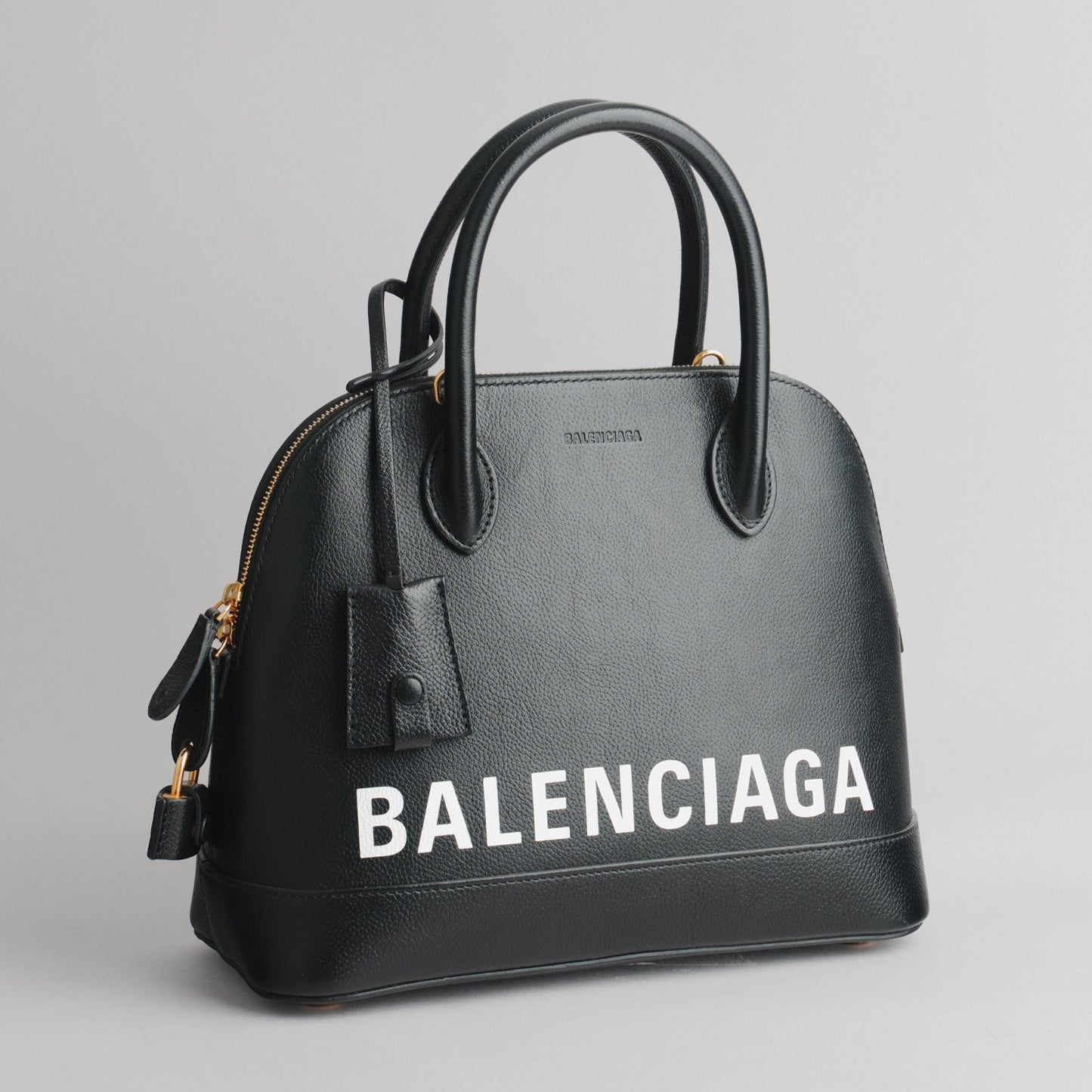 BALENCIAGA — Sac Bolide en cuir noir