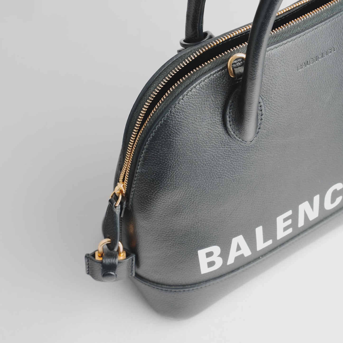 BALENCIAGA — Sac Bolide en cuir noir