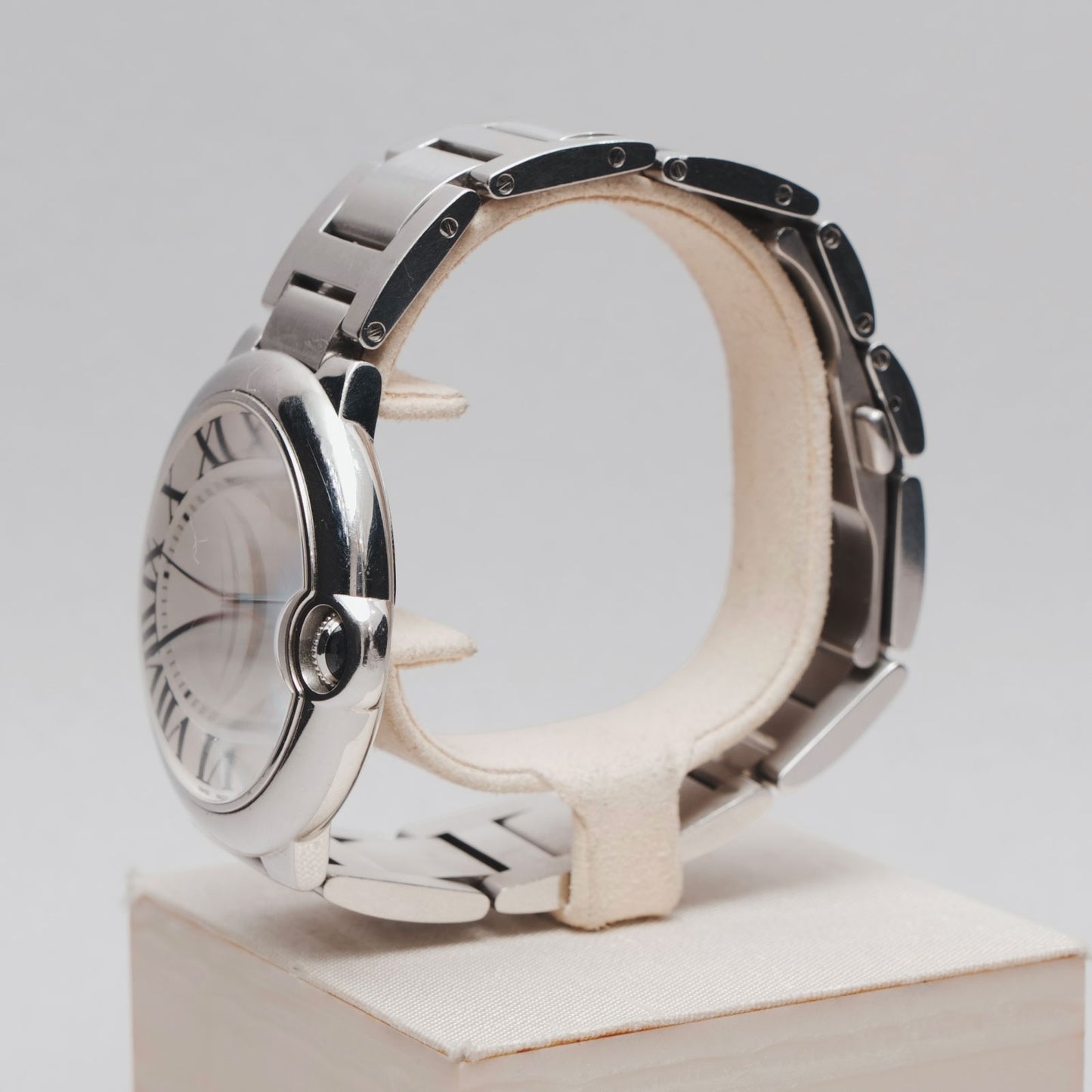 Montre ballon bleu automatic  CARTIER argenté