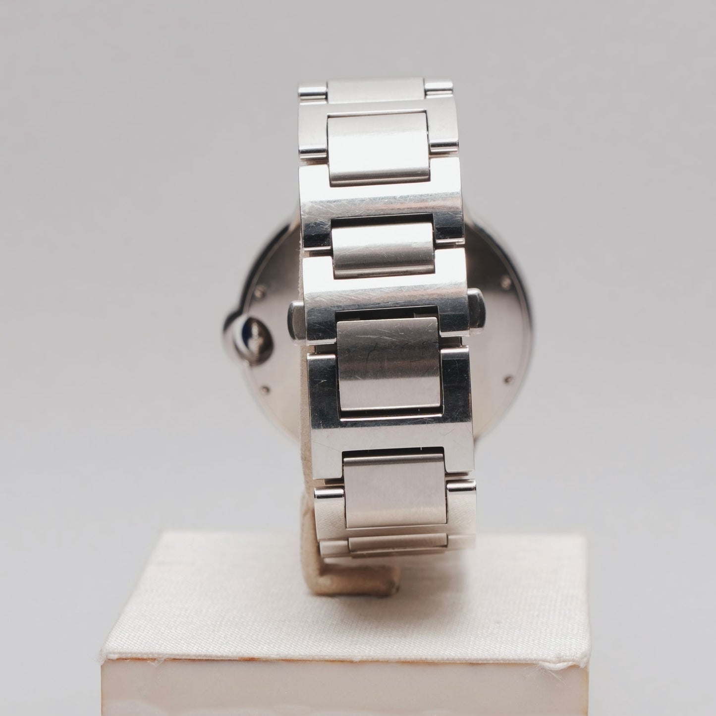 Montre ballon bleu automatic  CARTIER argenté