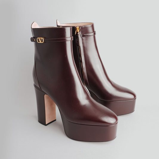 Bottes VALENTINO 39 bordeaux