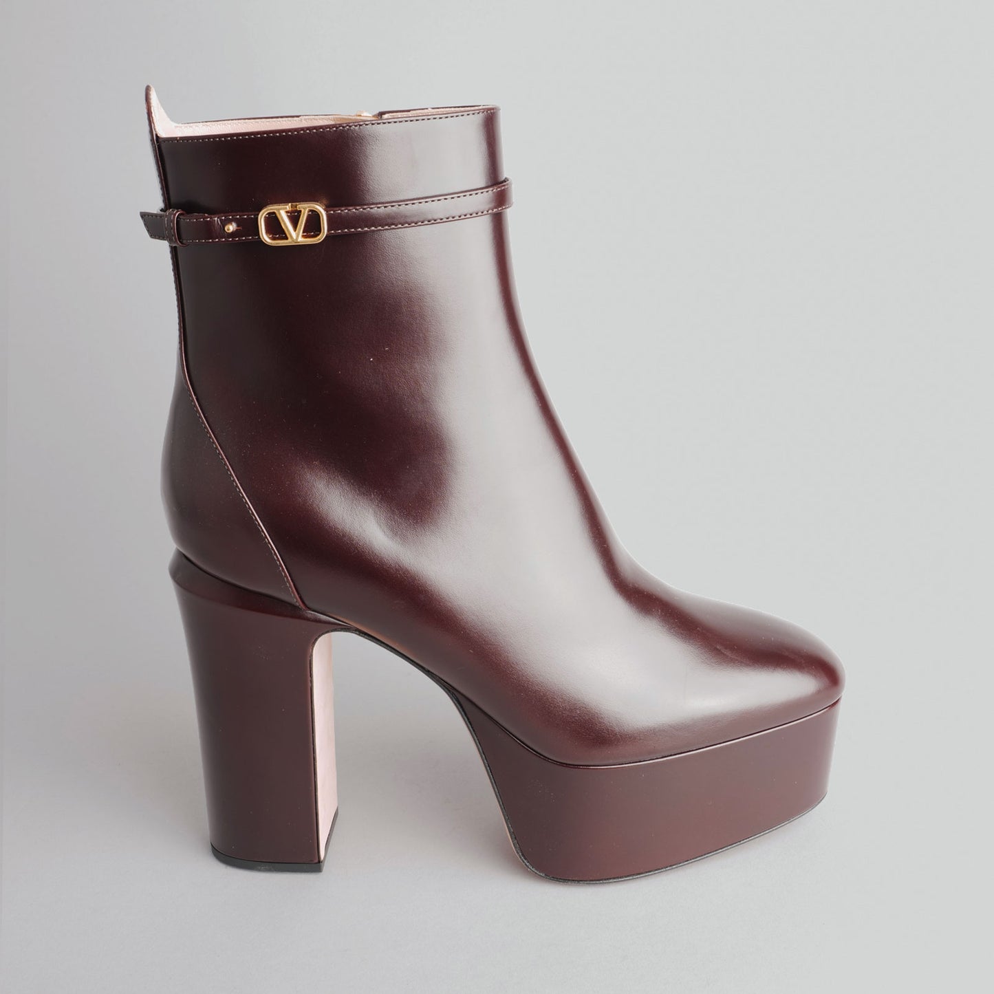Bottes VALENTINO 39 bordeaux