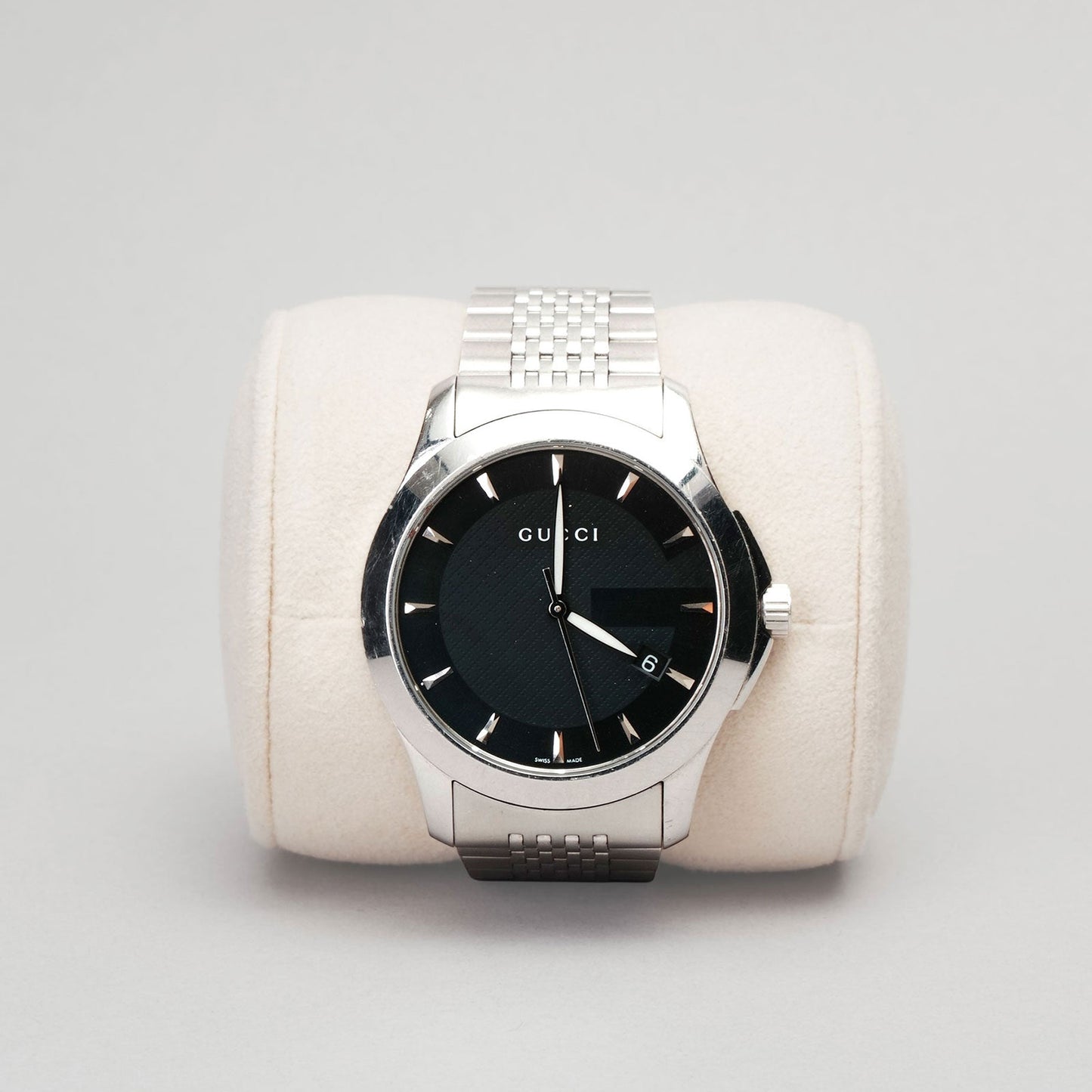 Montre acier GUCCI noir