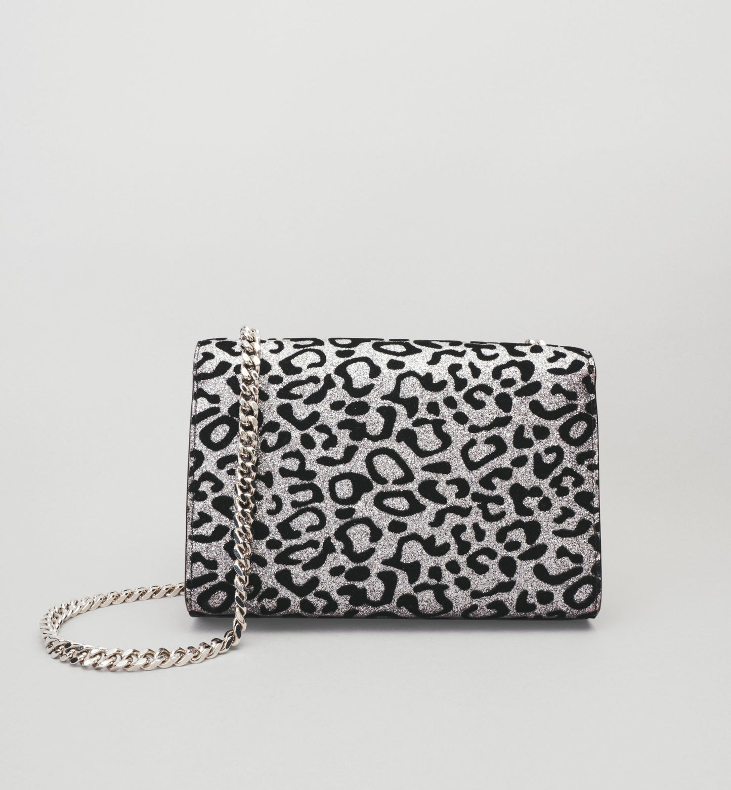 Sac Saint Laurent Kate Tassel - Imprimé Animal & Argent