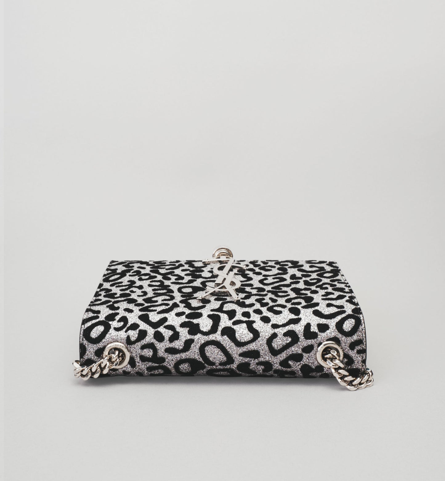 Sac Saint Laurent Kate Tassel - Imprimé Animal & Argent