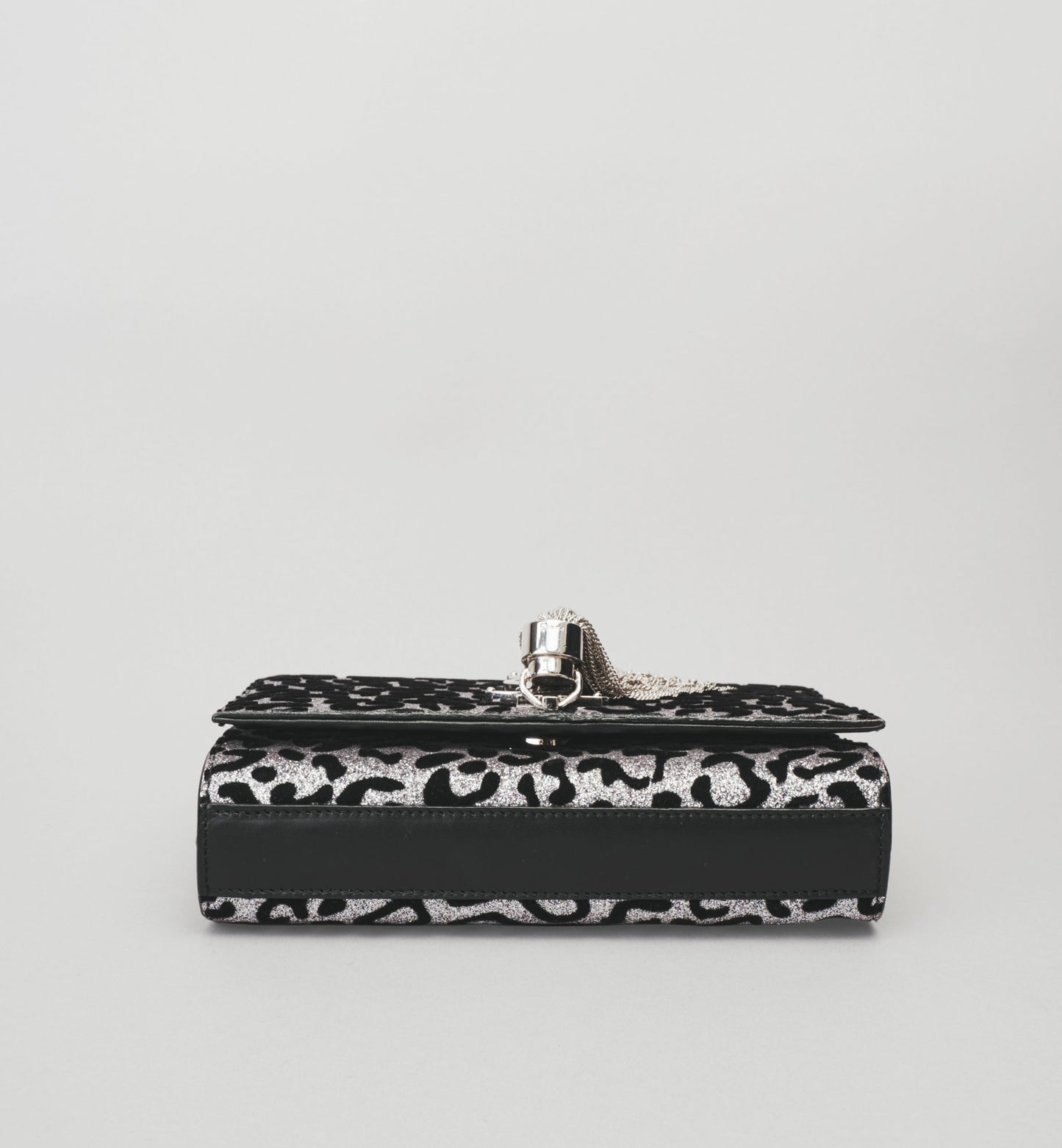Sac Saint Laurent Kate Tassel - Imprimé Animal & Argent