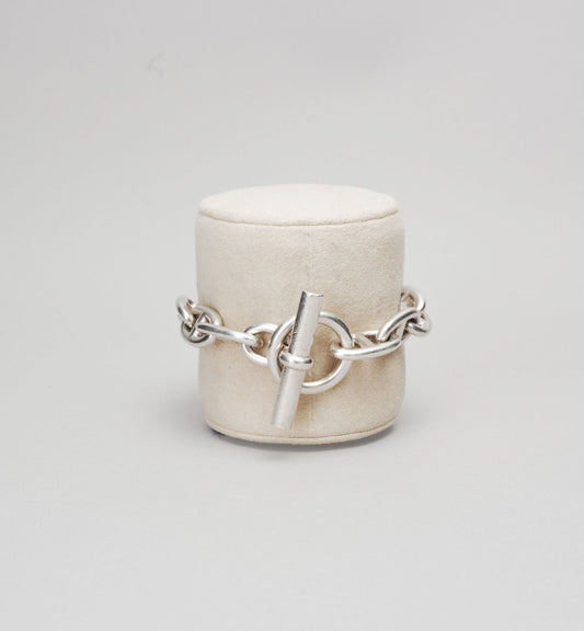 Bracelet Hermès Chaîne d'Ancre Argent - 12 maillons Vintage