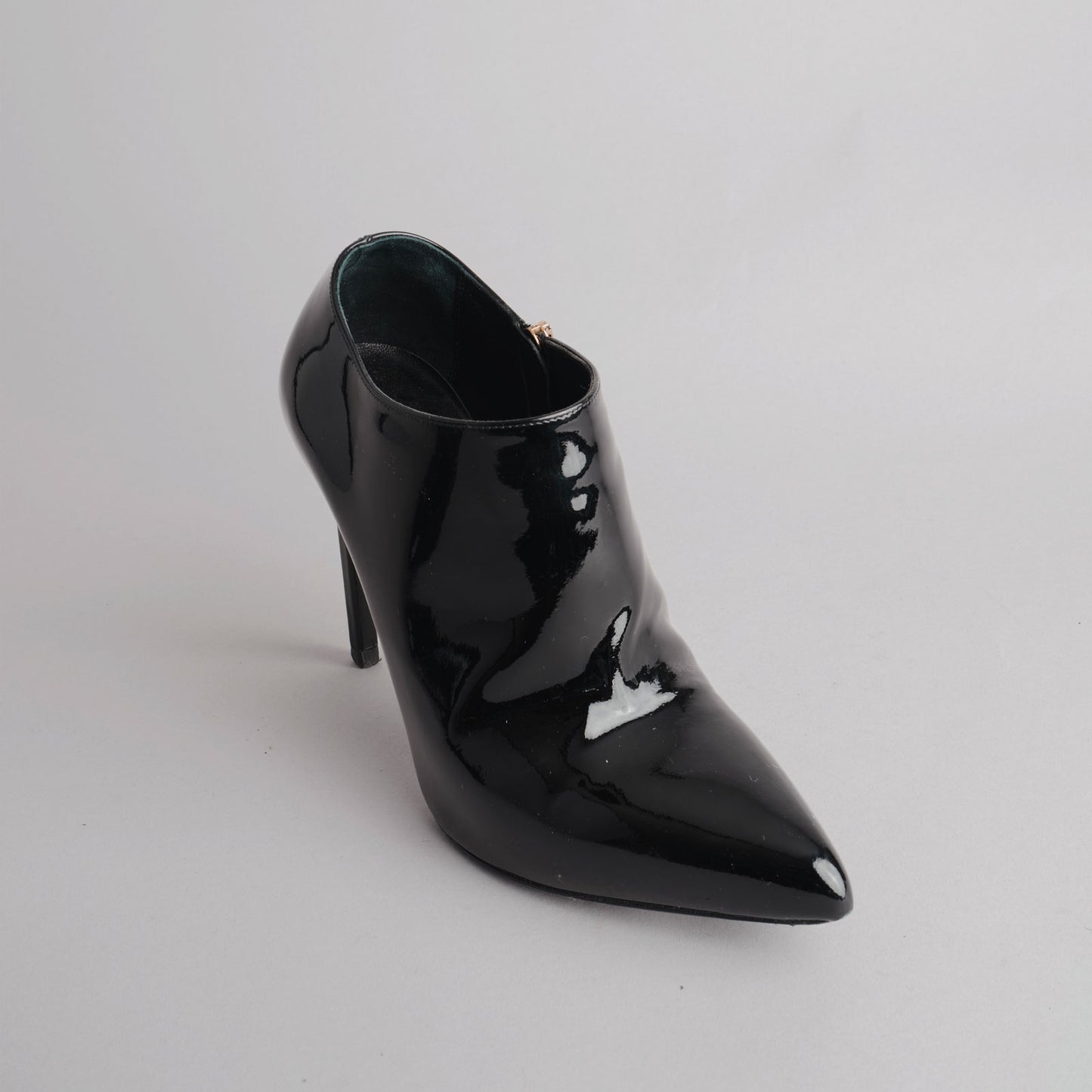 Bottes vernis SAINT LAURENT 37 noir