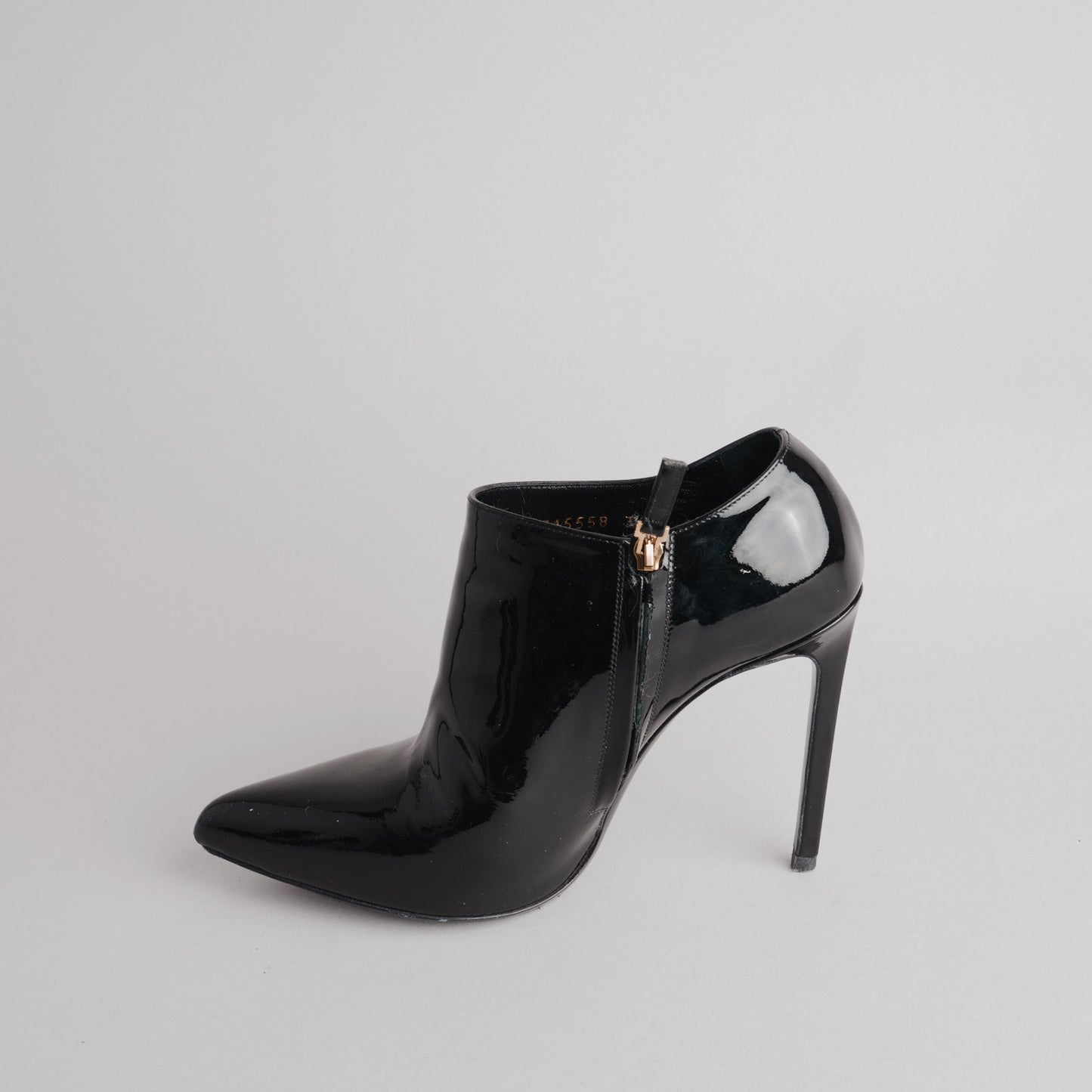 Bottes vernis SAINT LAURENT 37 noir