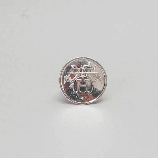 Bague h  HERMÈS argenté