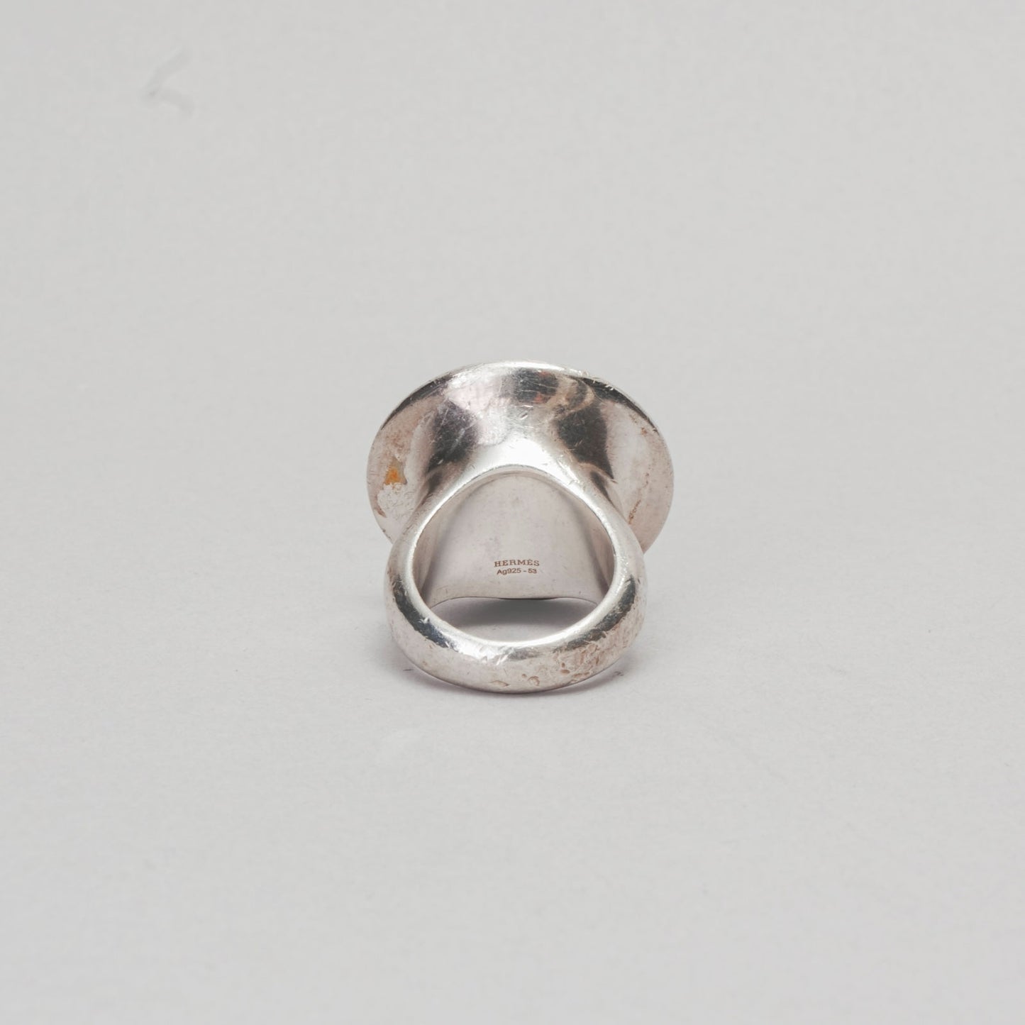 Bague h  HERMÈS argenté