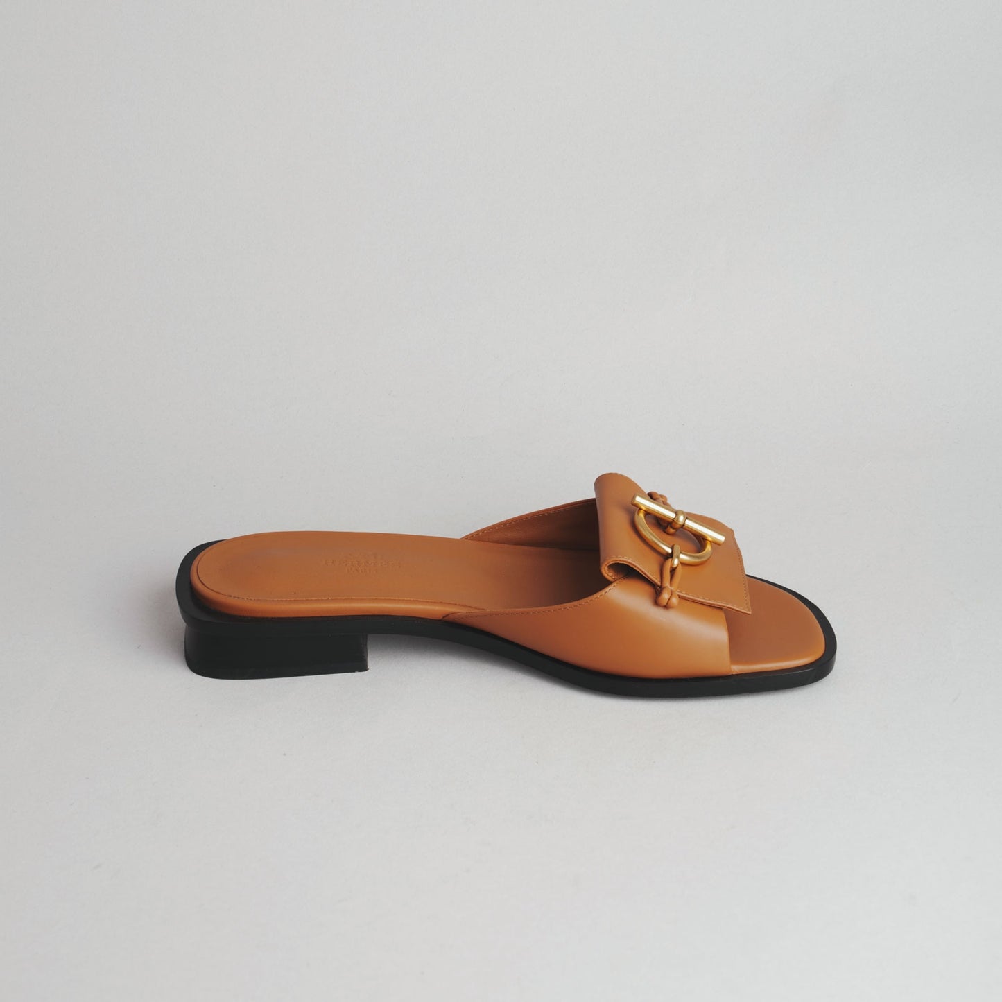 Sandales ilot HERMÈS 37 marron