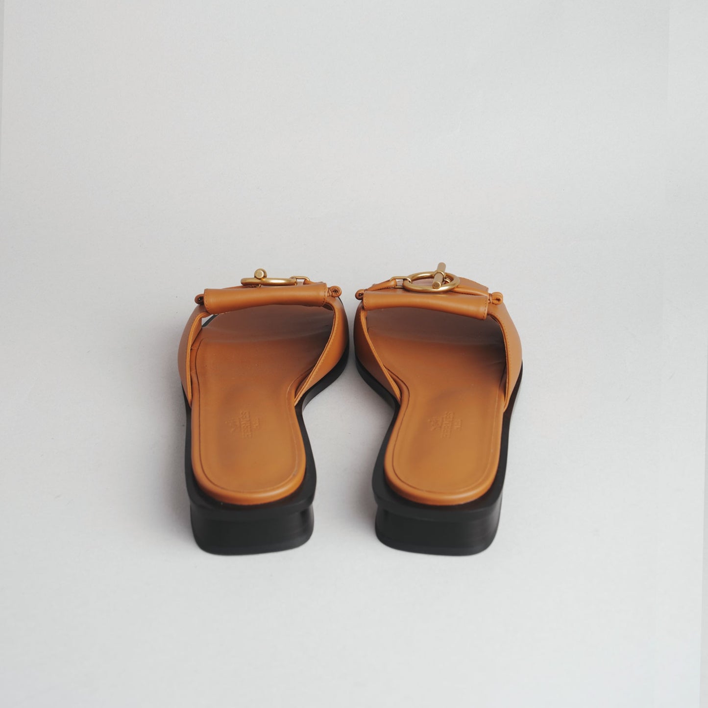Sandales ilot HERMÈS 37 marron