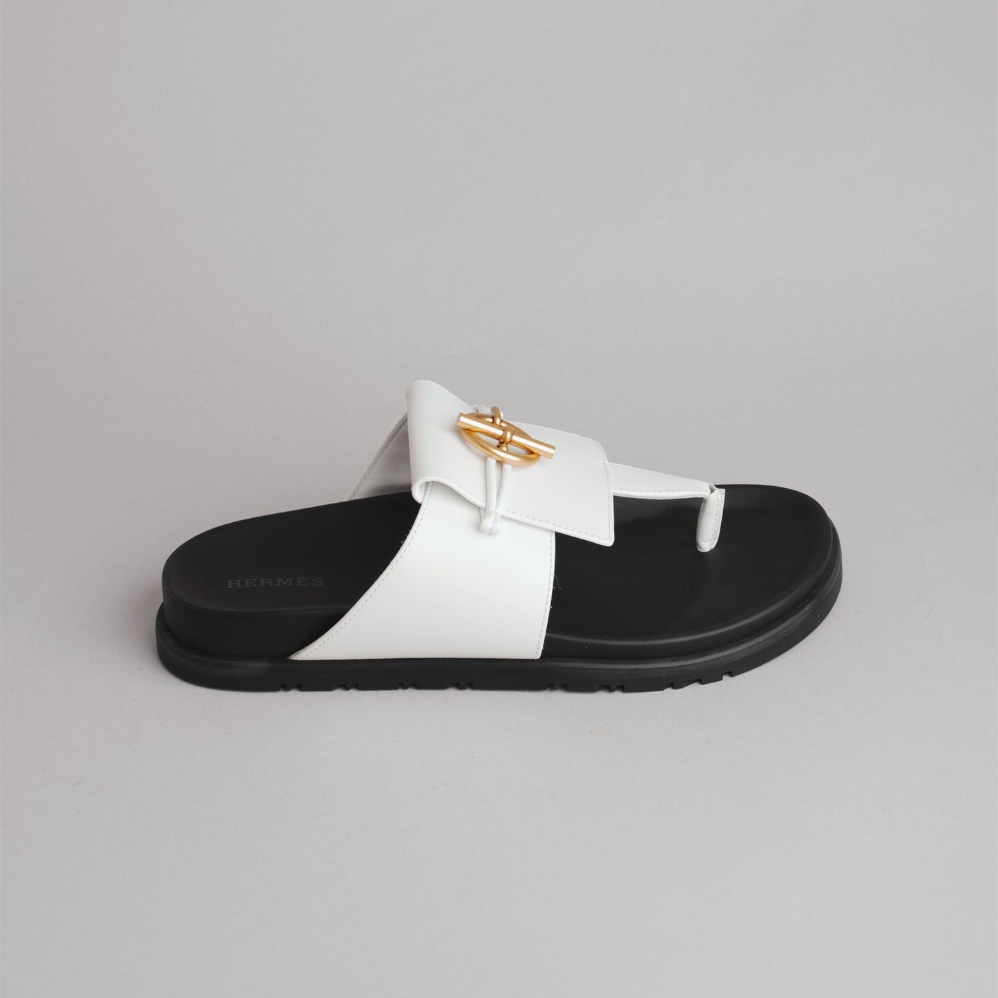 Sandales ilot HERMÈS 37 blanc