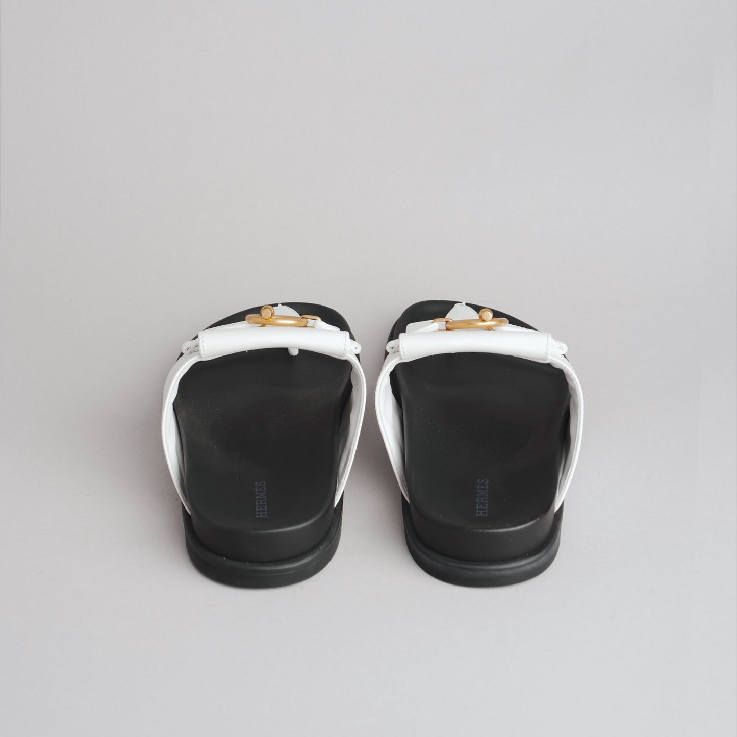 Sandales ilot HERMÈS 37 blanc
