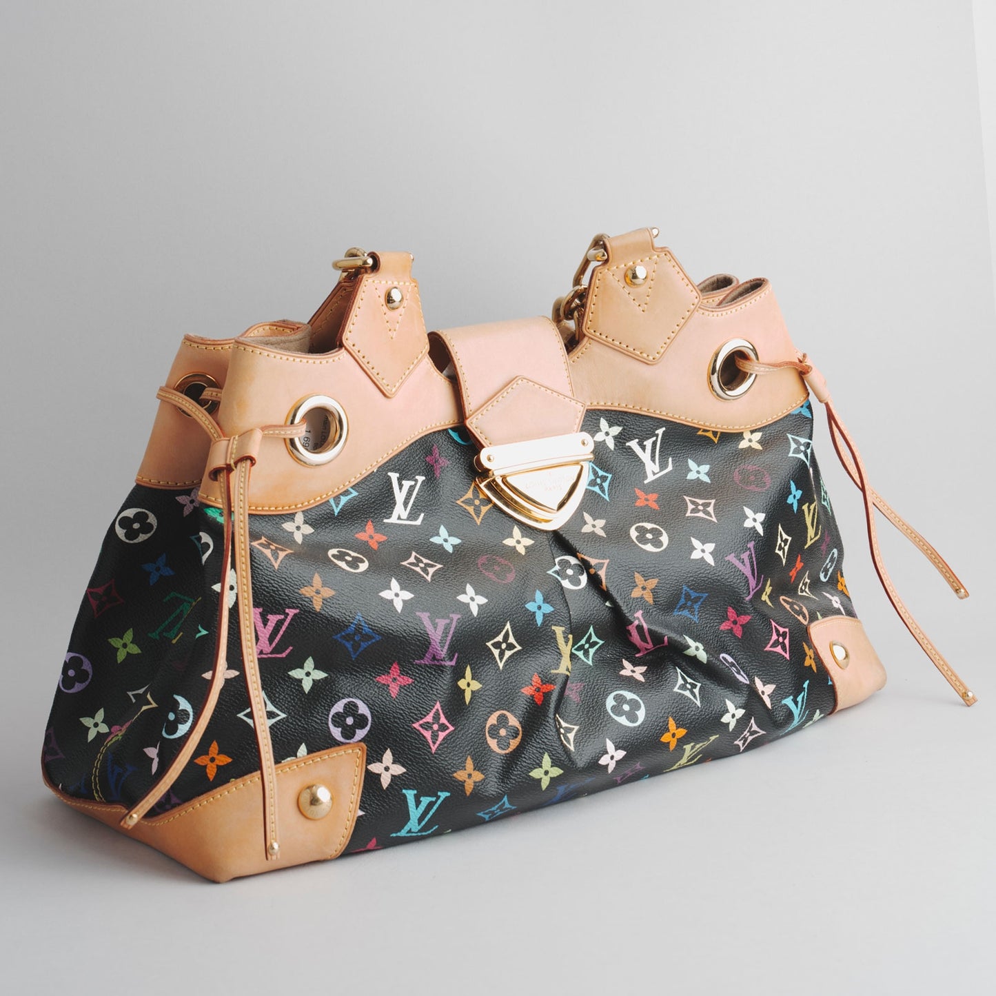Sac à main LOUIS VUITTON noir / multicolore