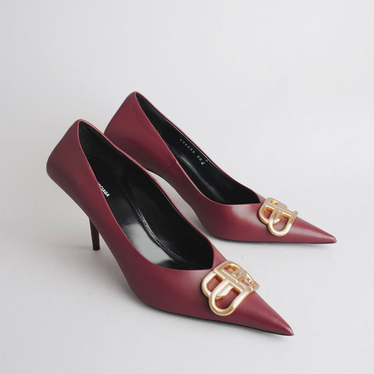 Escarpins avec boite et dust bag BALENCIAGA 38 prune