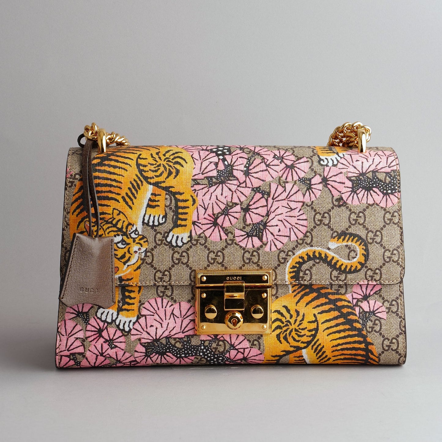GUCCI — Sac chaîne en toile GG imprimée