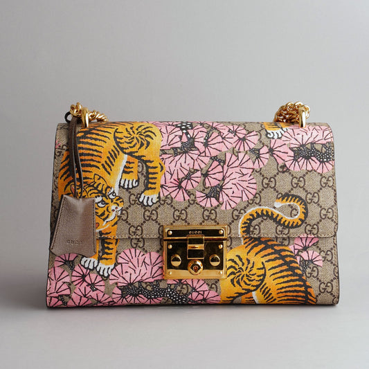 GUCCI — Sac chaîne en toile GG imprimée