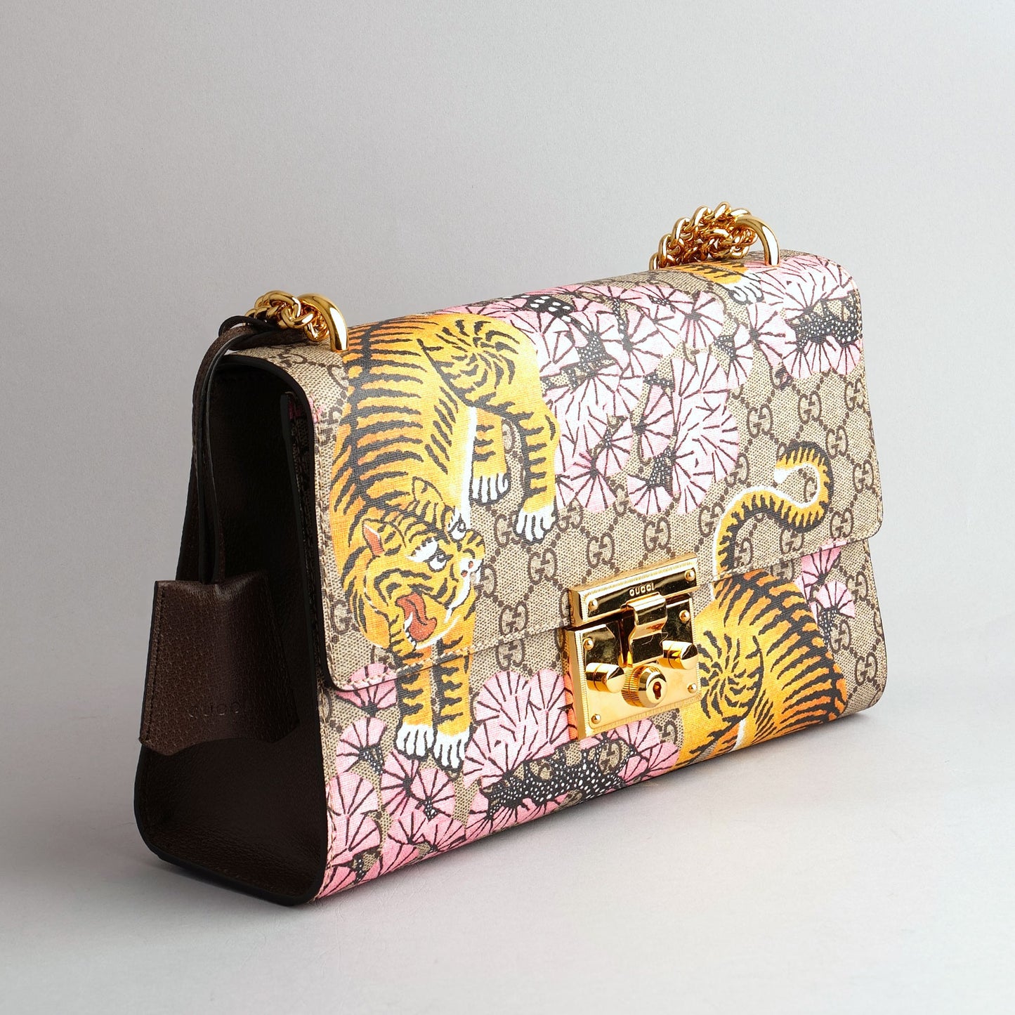 GUCCI — Sac chaîne en toile GG imprimée