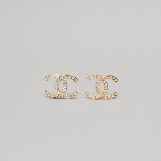 BO m  strass CHANEL doré