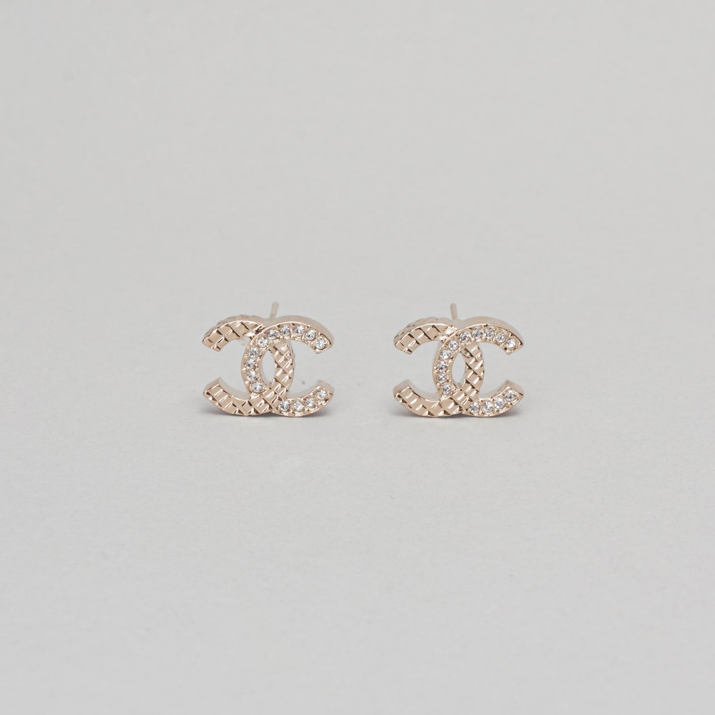 BO bi matelassé  strass CHANEL doré