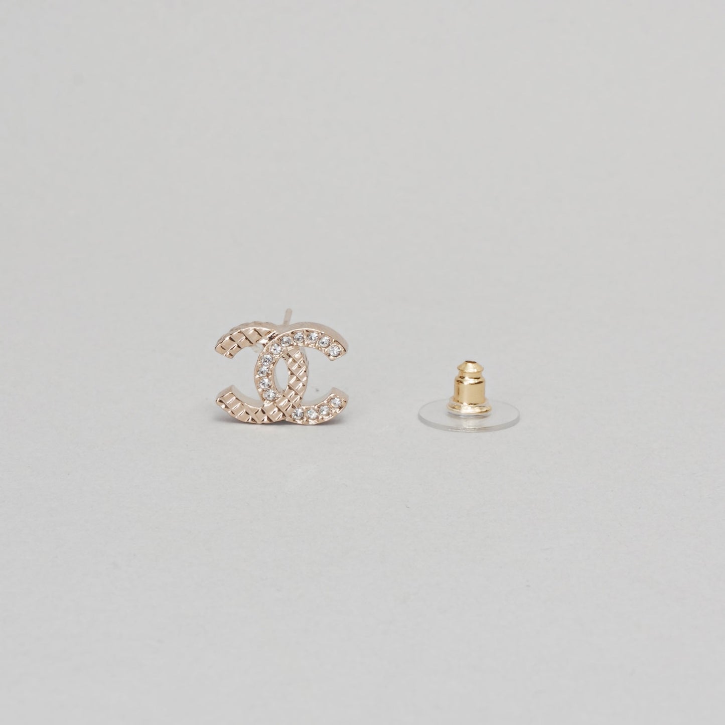 BO bi matelassé  strass CHANEL doré