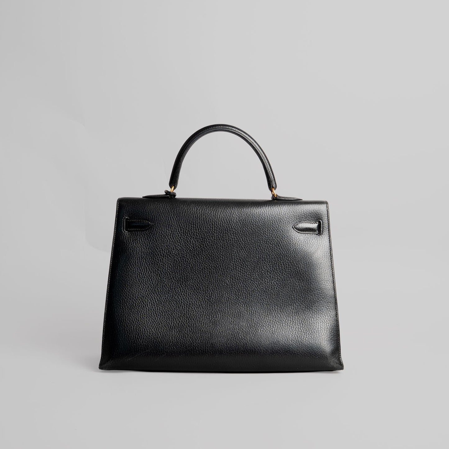 Sac à main HERMÈS noir Kelly 35