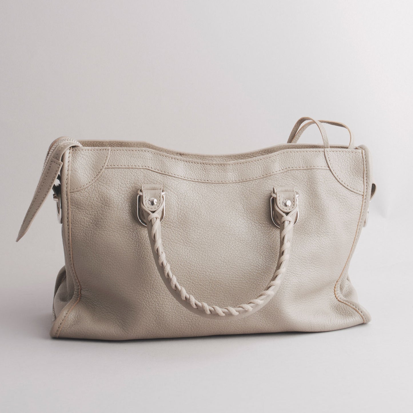 Sac à main city BALENCIAGA gris
