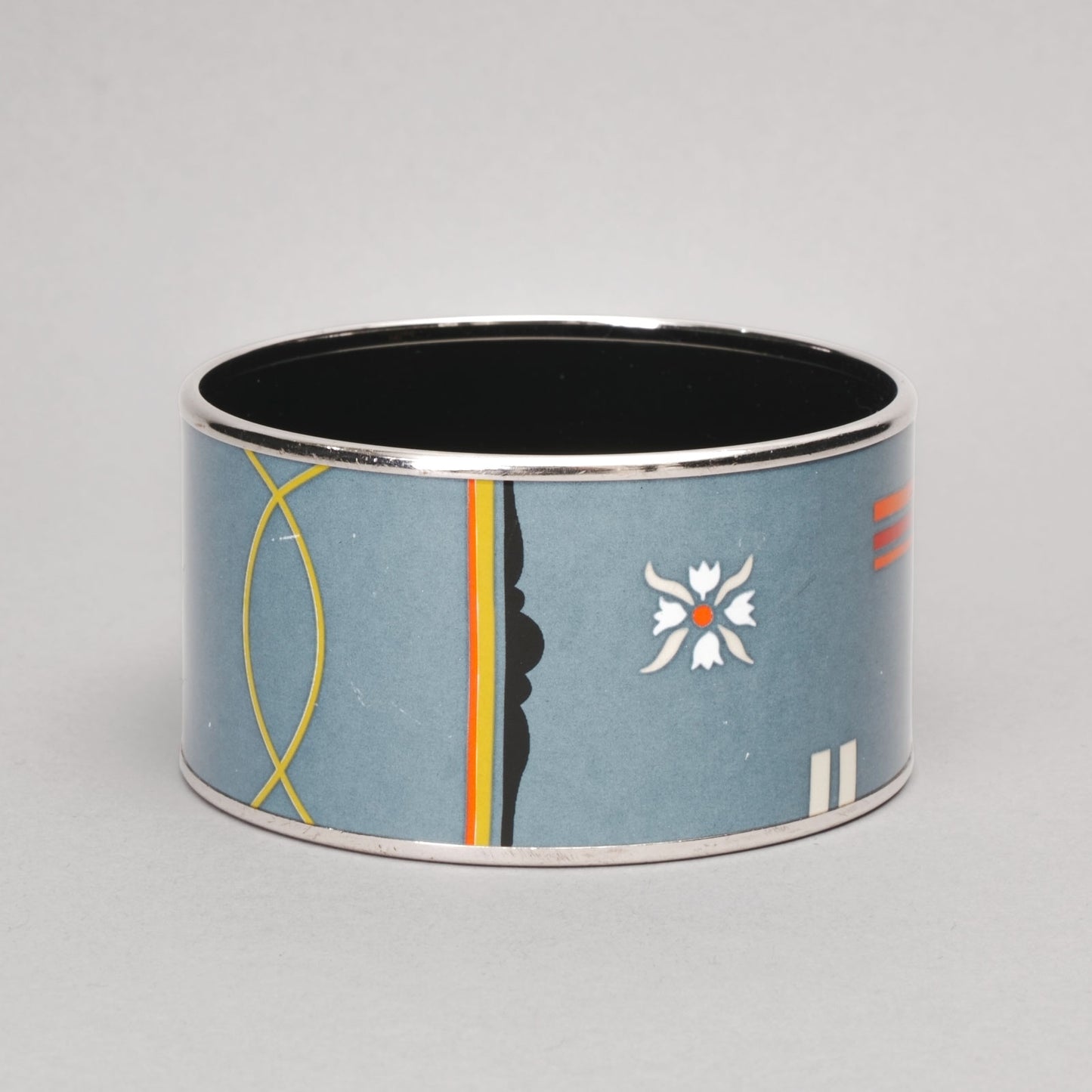 Bracelet jonc large  HERMÈS M gris