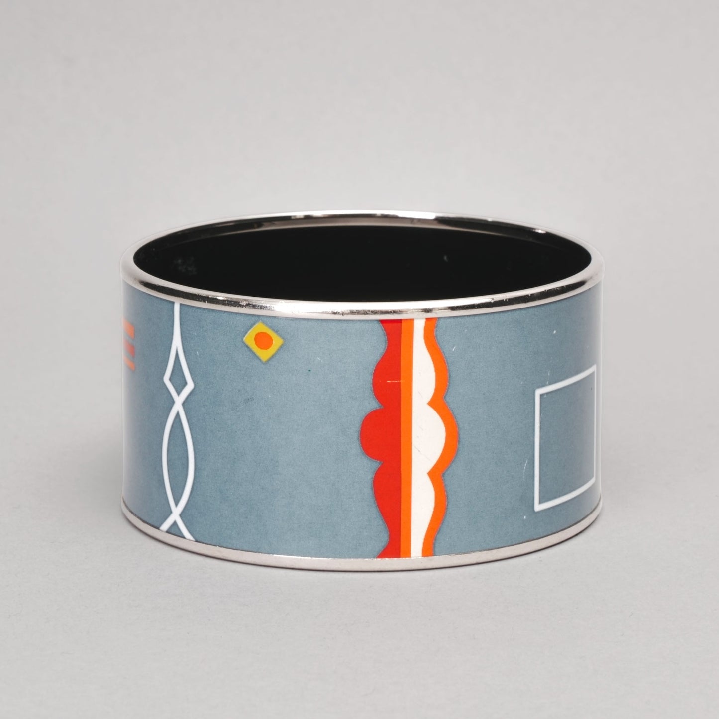 Bracelet jonc large  HERMÈS M gris