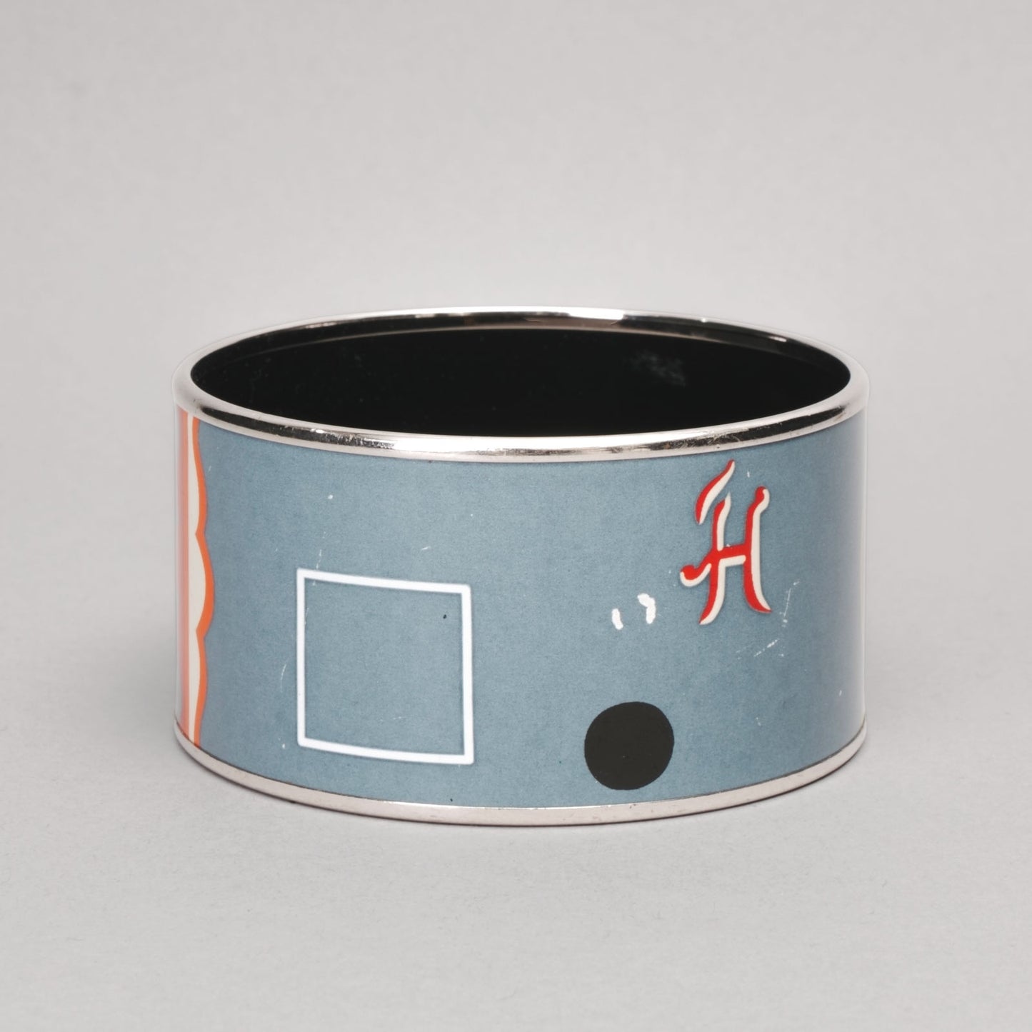 Bracelet jonc large  HERMÈS M gris