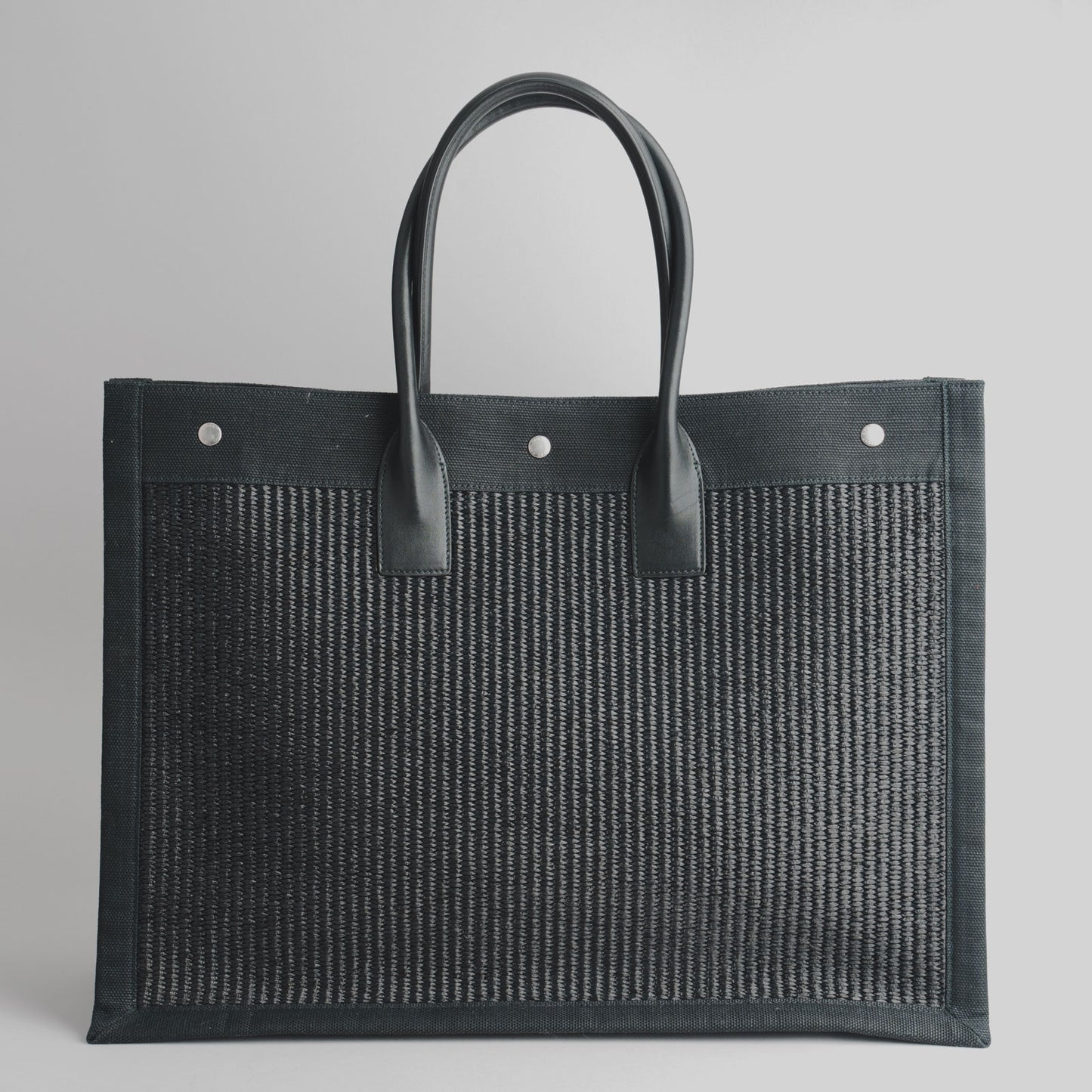 SAINT LAURENT — Cabas Rive Gauche Noir