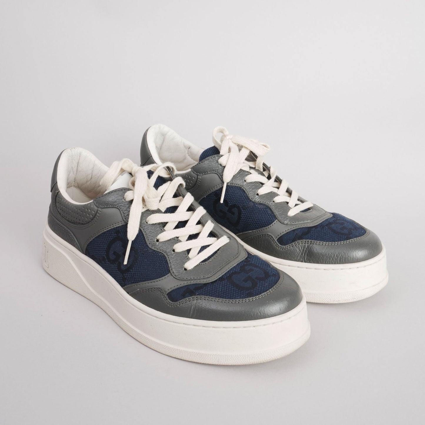 Baskets avec boite GUCCI 42 gris / marine