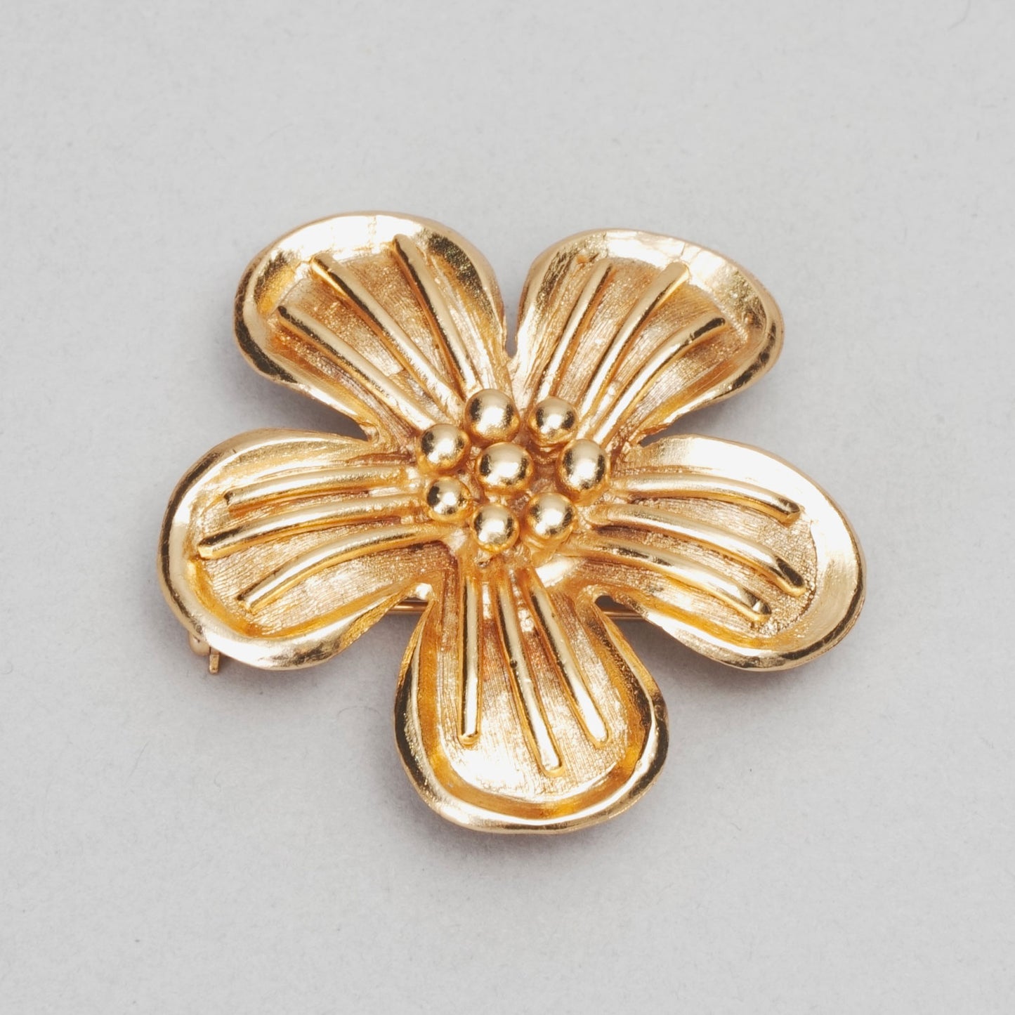 Broche fleur GUY LAROCHE doré