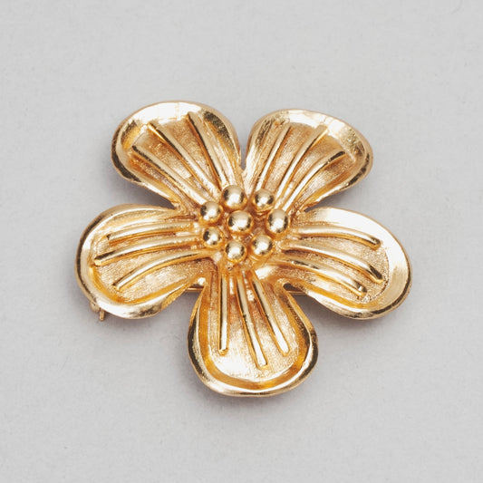 Broche fleur GUY LAROCHE doré