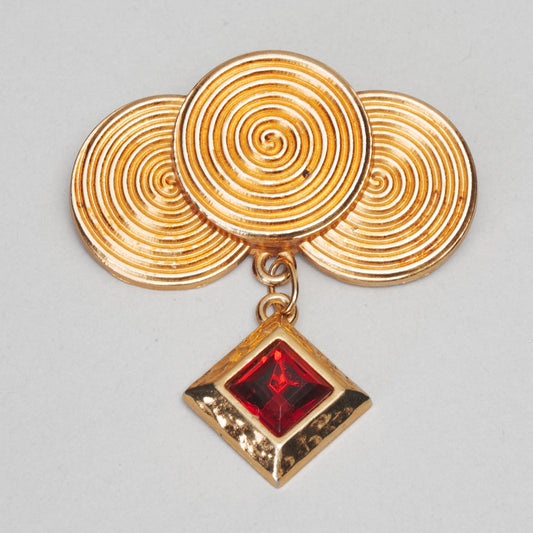 Broche 3 rond MAROUSSIA doré