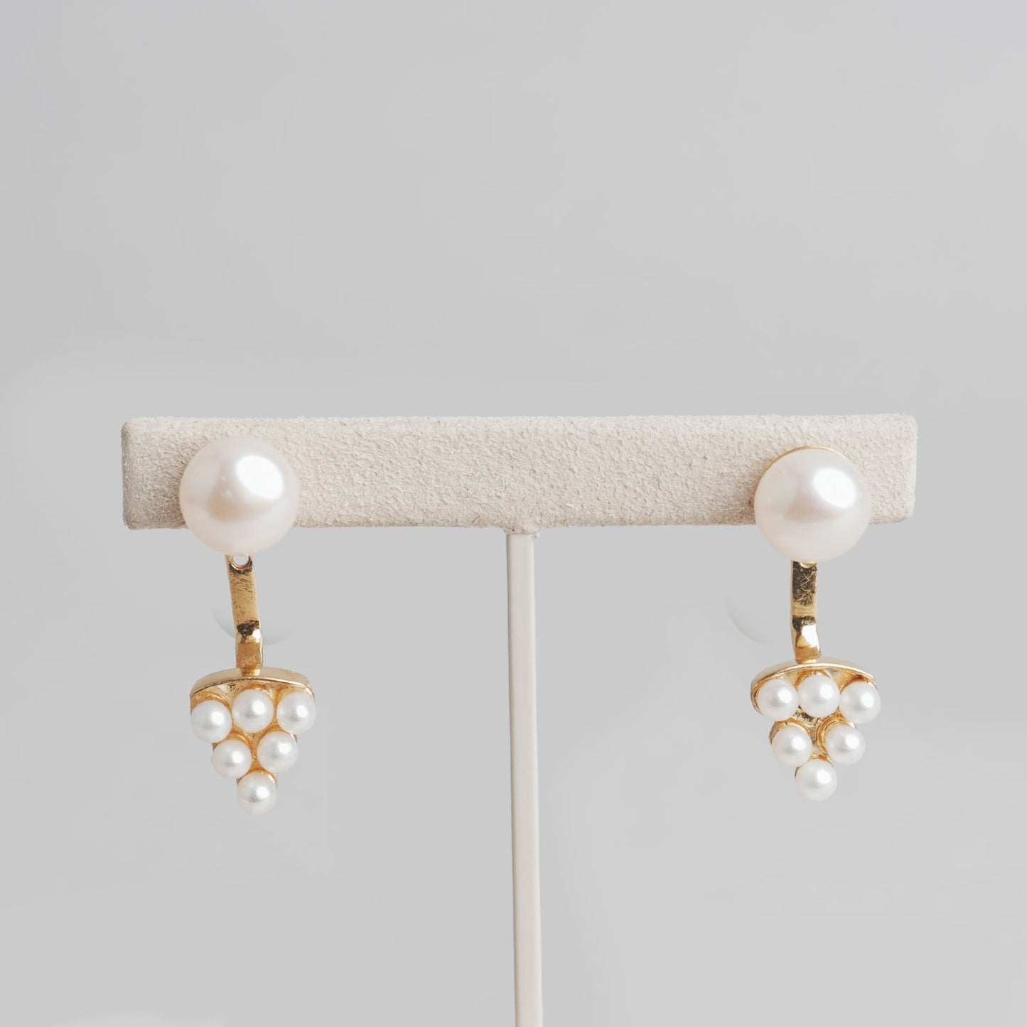BO perles et perles en raisin 6,27gr or 18ct 750/1000  jaune