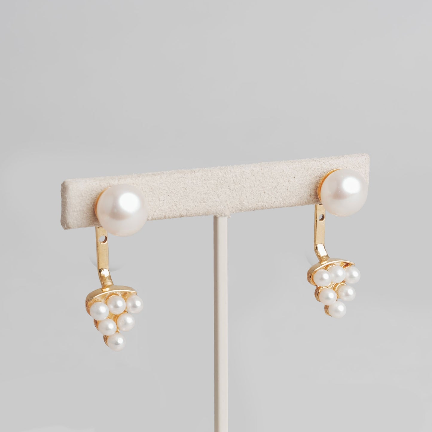 BO perles et perles en raisin 6,27gr or 18ct 750/1000  jaune