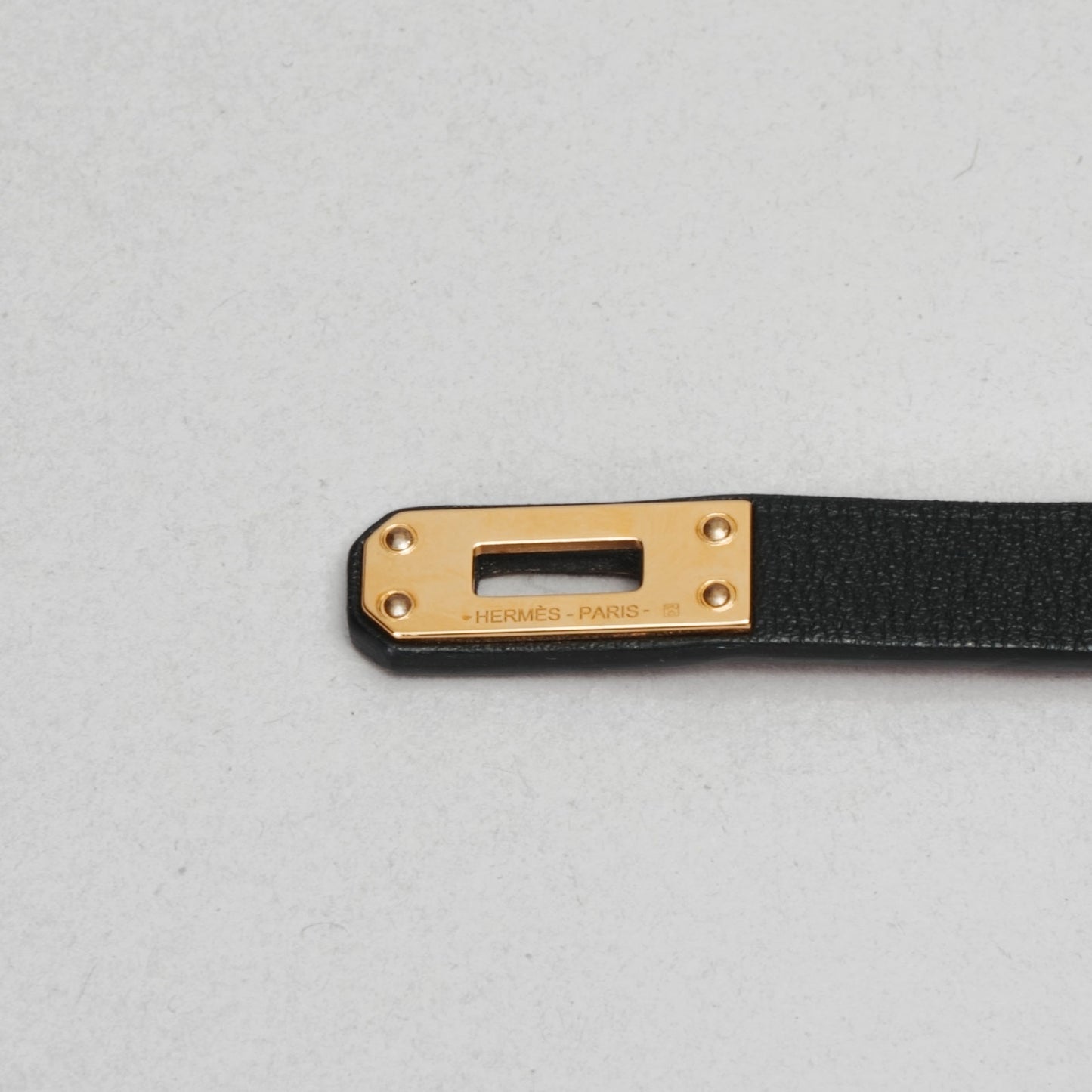 Bracelet kelly taille 1 HERMÈS noir / doré