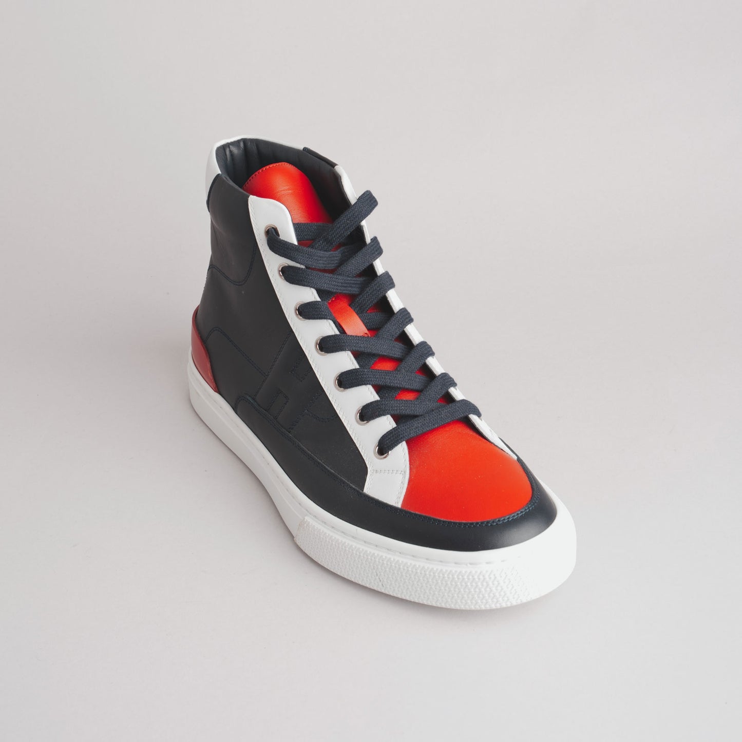 Baskets HERMÈS 41 marine / rouge