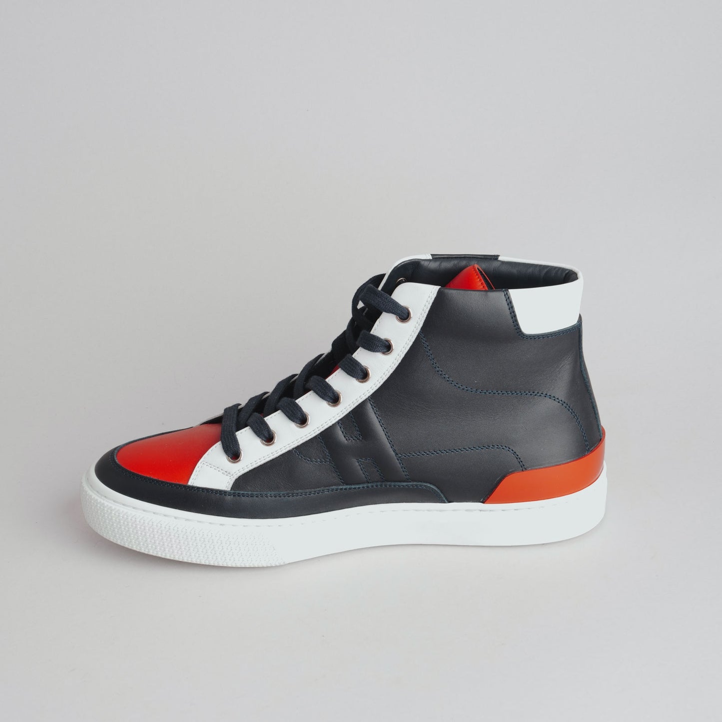 Baskets HERMÈS 41 marine / rouge