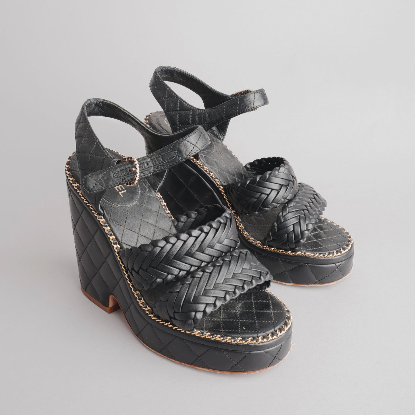 Sandales CHANEL 38 noir
