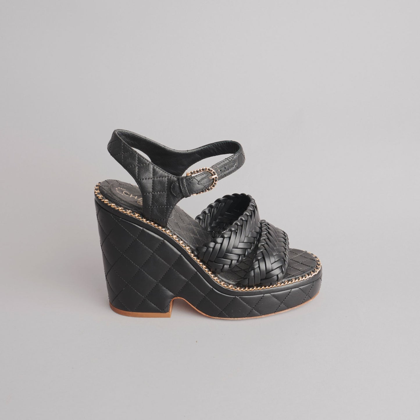Sandales CHANEL 38 noir